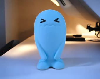 Wobbuffet 3D Printed Model - Pokemon Game Collectible Figurine fan art desk pet