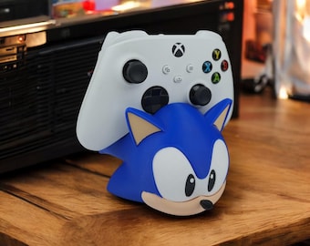 Sonic Controller Holder 3d Print - Sonic The Hedgehog Desk Stand