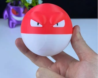 Voltorb 3D Printed Model - Pokemon Game Collectible Figurine fan art desk pet
