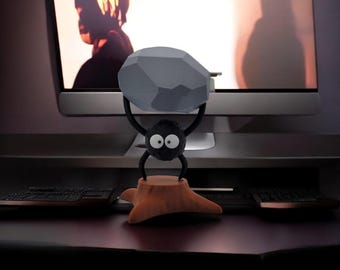 Susuwatari 3D Printed Model - Anime Game Collectible Figurine fan art desk pet