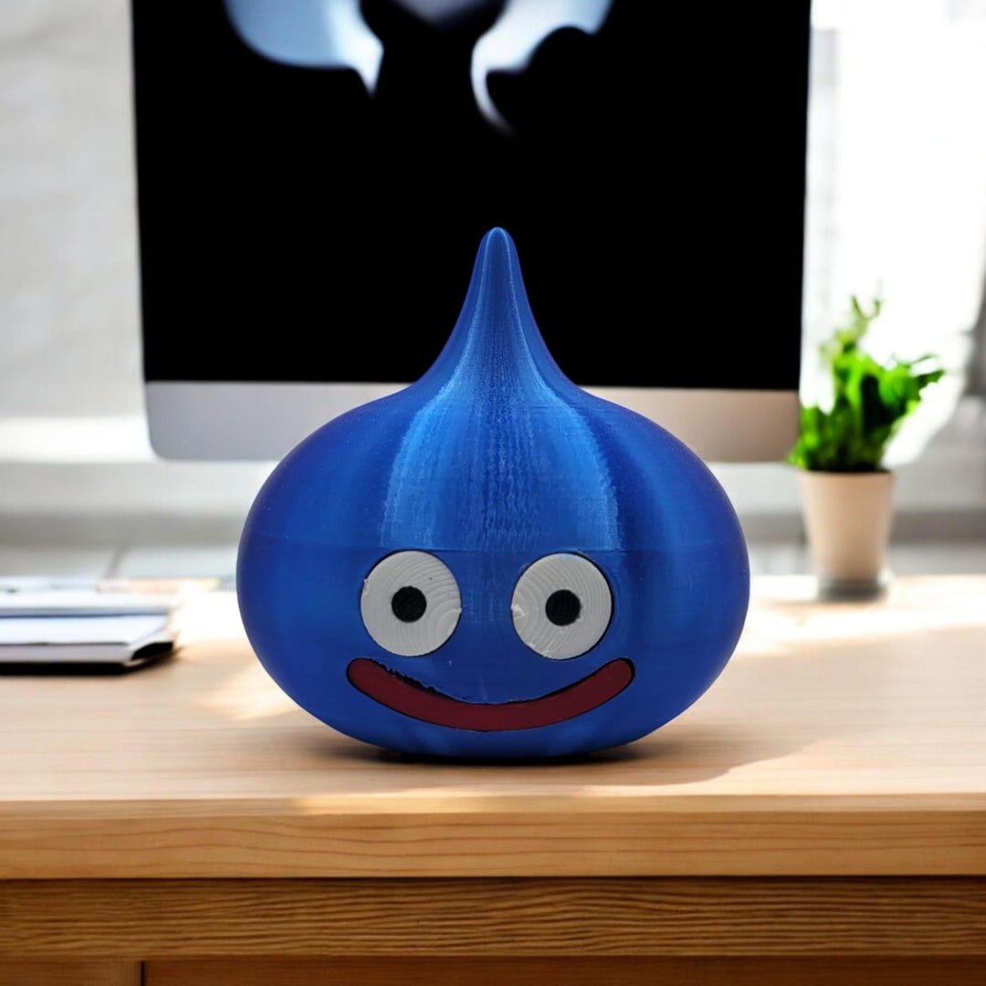 Dragon Quest Slime 3D Printed Model - Dragon Quest Game Collectible ...
