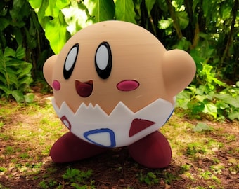 Togepi Kirby 3D Printed Model - Kirby Game Collectible Figurine fan art desk pet