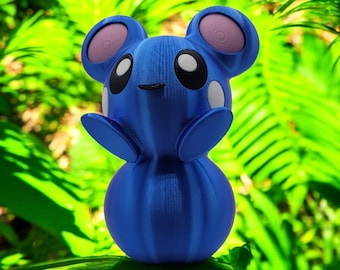 Azurill 3D Printed Model - Pokemon Game Collectible Figurine fan art desk pet