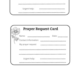 Carte de demande de prière, Demande de prière d'église, Demande de prière en couleur, Église chrétienne, Articles d'église, Cartes imprimables, Étude biblique en petit groupe,