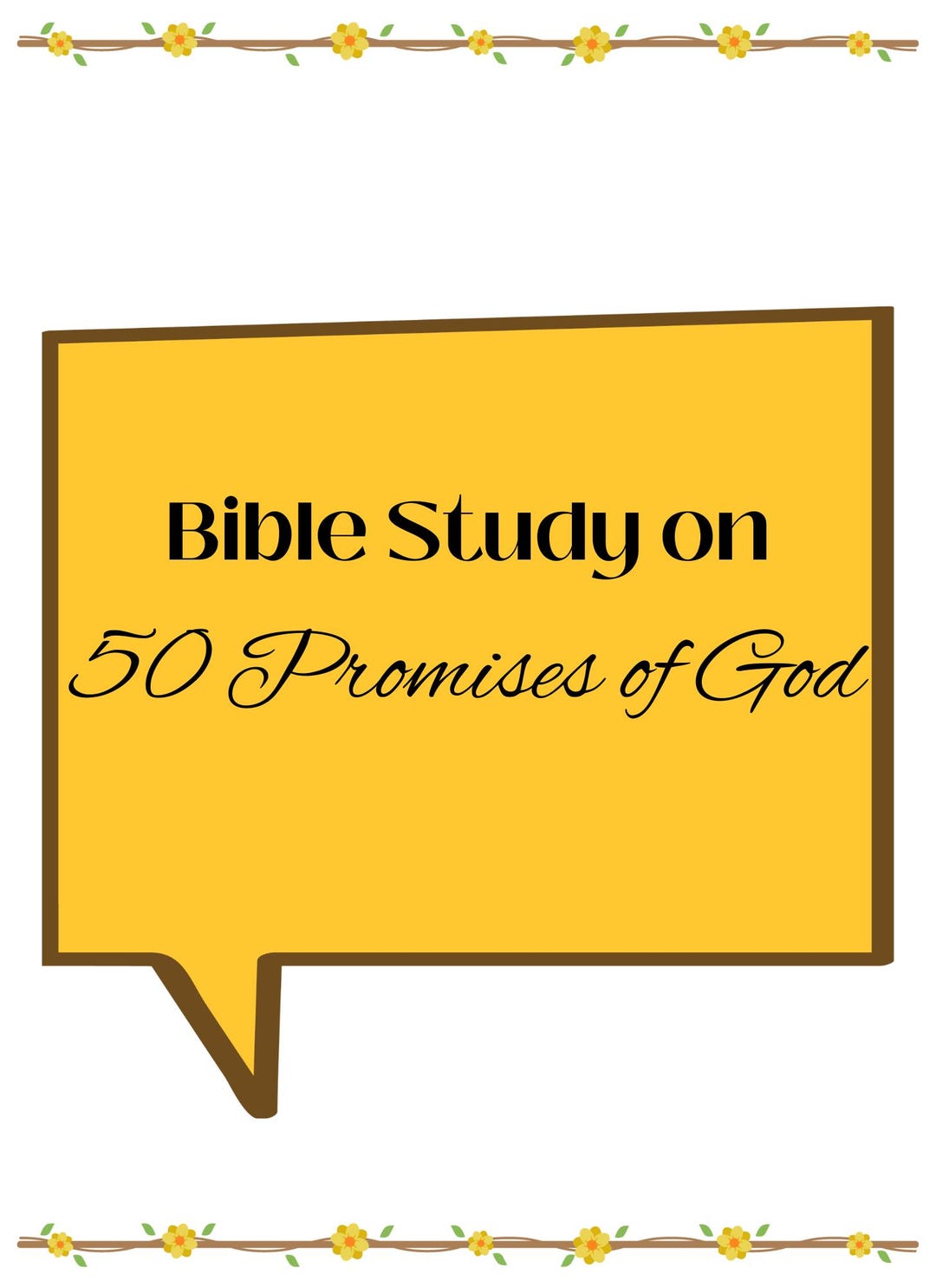 Bible Study on 50 Promises of God, Bible Study, Promises of God ...