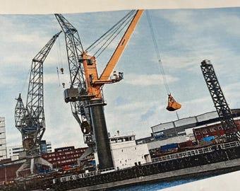 N Scale Port Crane