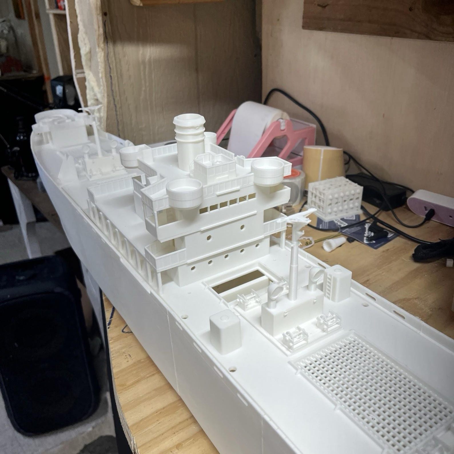 Ho Scale Liberty Ship. Floats and Can Be Converted to RC. Unassembled ...