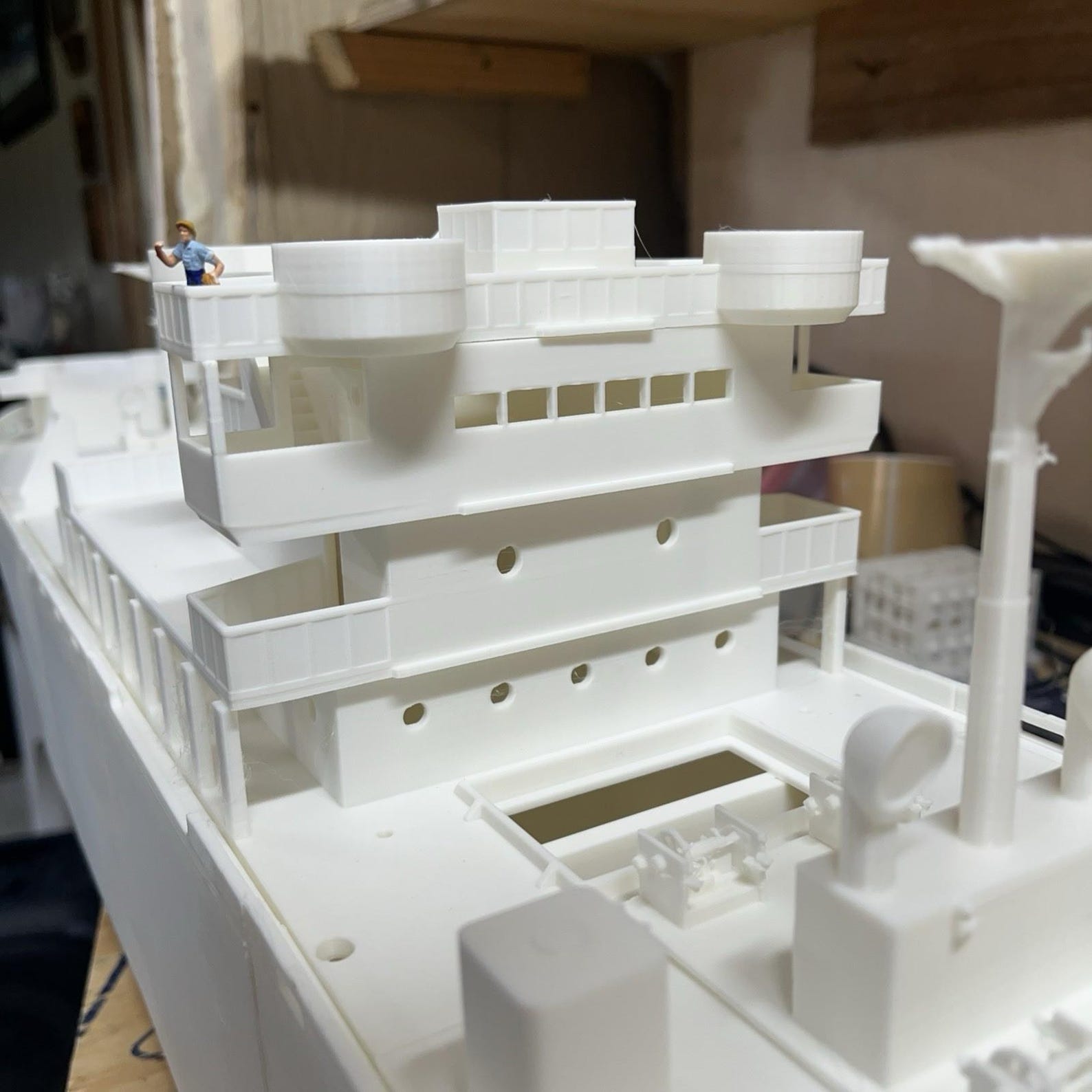 Ho Scale Liberty Ship. Floats and Can Be Converted to RC. Unassembled ...