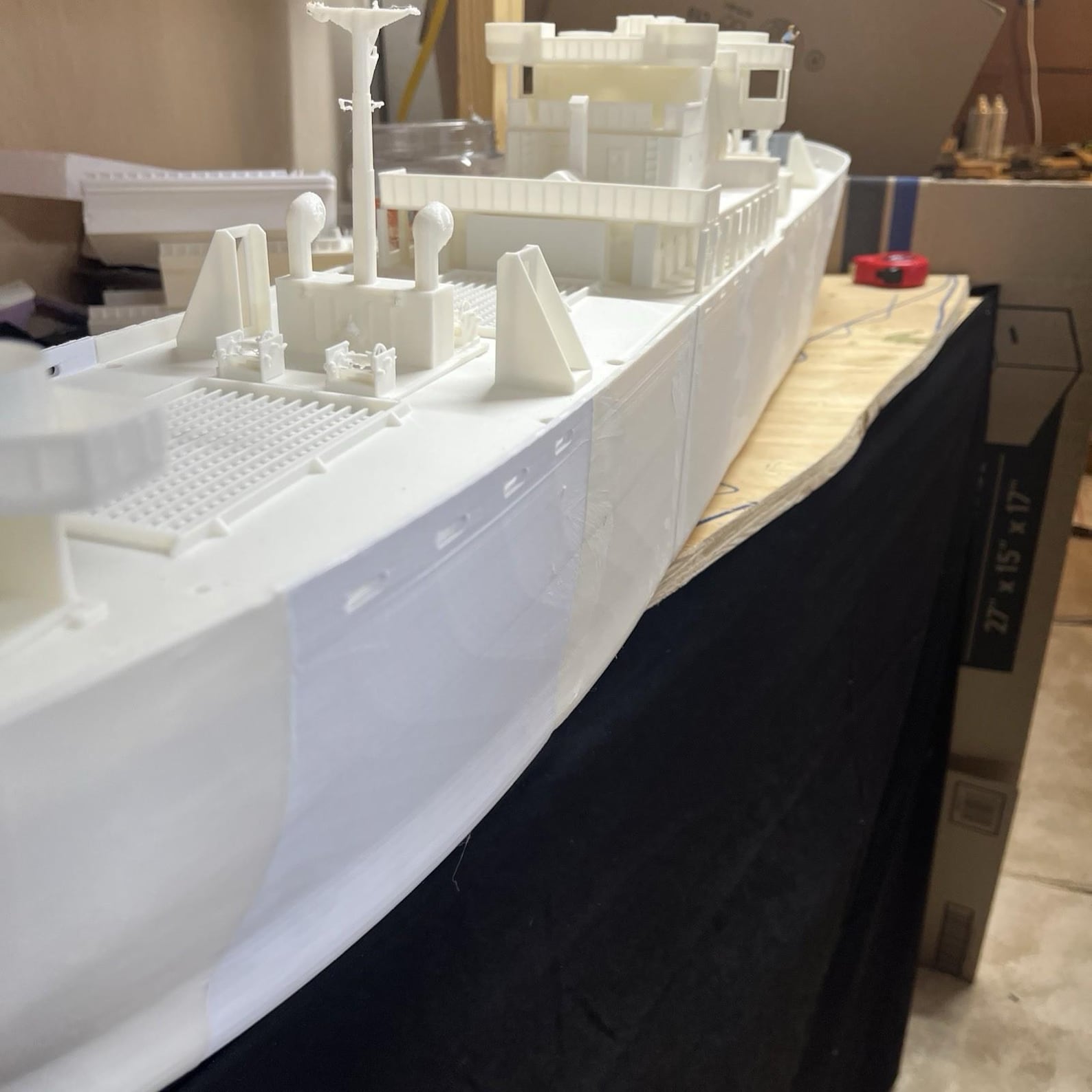 Ho Scale Liberty Ship. Floats and Can Be Converted to RC. Unassembled ...
