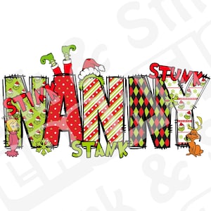 NANNY Grinch, arrière-plan transparent, 300 ppp ou plus, fichier image png