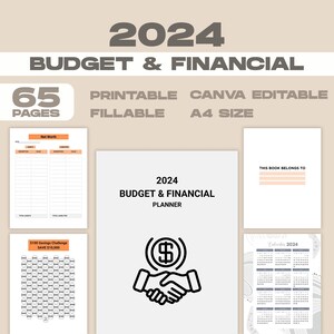 Printable Financial Planner: Organize Your Money and Achieve Your Financial Goals, Budget Printable Finance Planner, Printable Planner