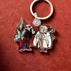 Good Omens keychain
