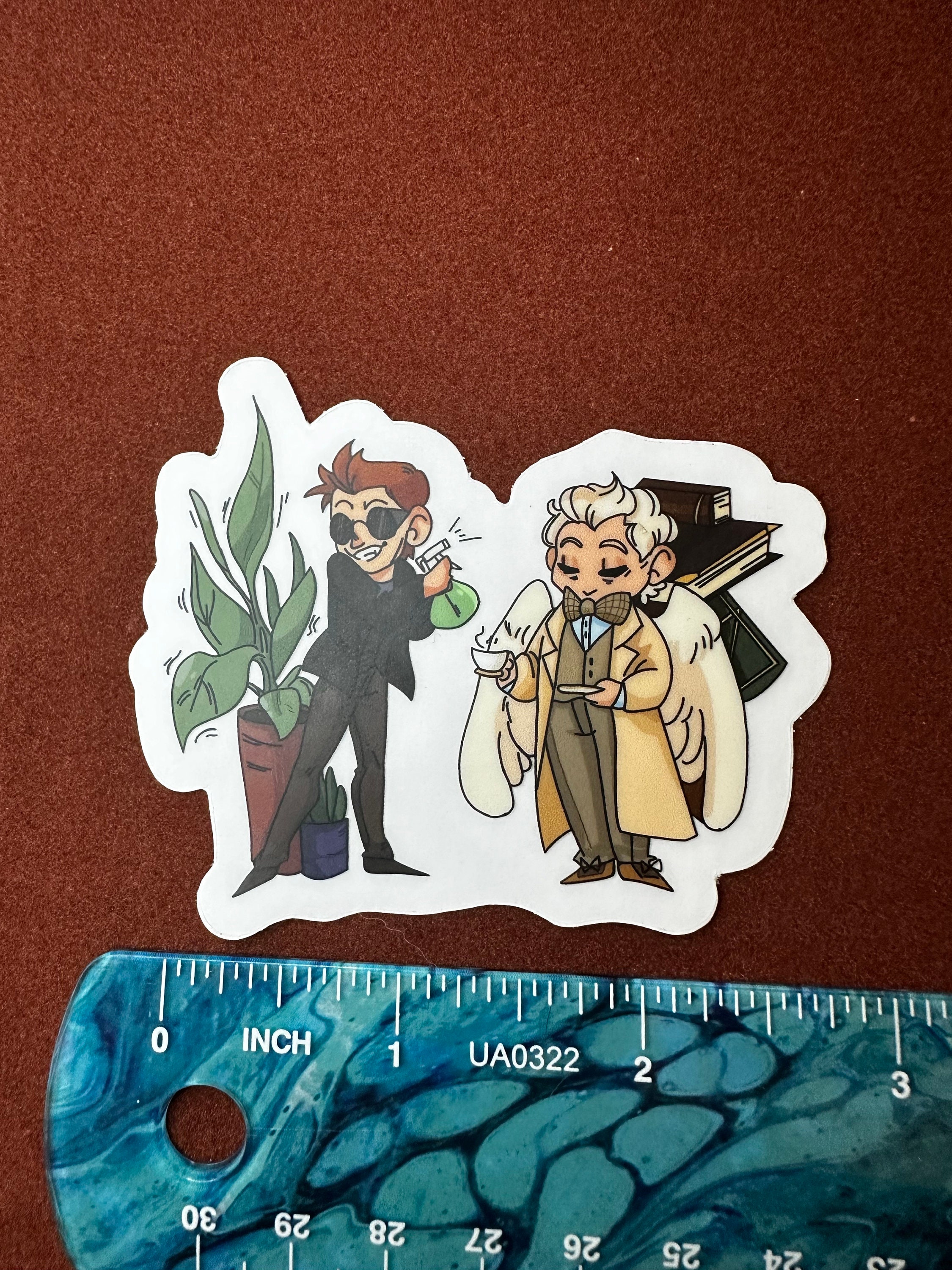 Crowley and Aziraphale From Good Omens - Etsy