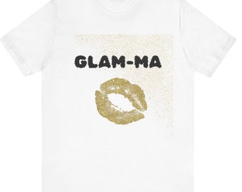 Womens Glam-Ma Golden Hatter Grandma Grandparents Gift Shirt Womens Glam-Ma Golden Hatter Grandma Grandparents Gift Shirt
