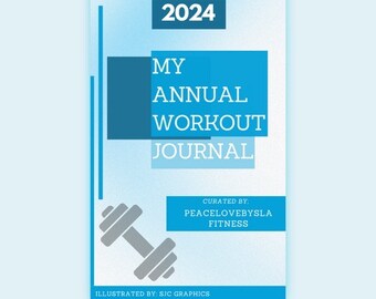Exercise Journal for women over 50 365 days of fitness exercise tracker detailed workout log printable exercise journal instant PDF download
