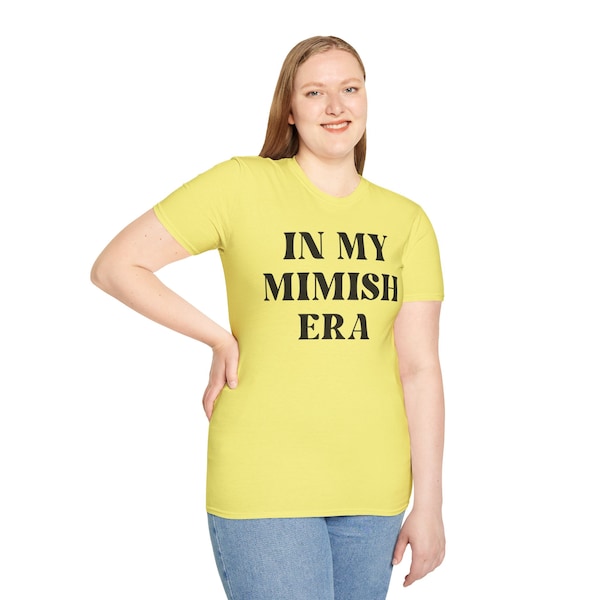 Personalizable In My Mimish Era tee tshirt mothers day grandmother retirement first grandbaby gift present new mother boss squad custom made