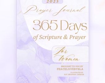 Digital Daily Journal, 365 Daily Prayer Journal for Women | 2025 Pastel Bible Verses, Daily Devotional, Goodnotes PDF, iPad