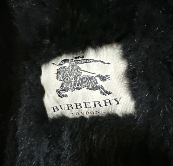 Burberry Black Coat, Shearling Lambskin Coat, Wom… - image 4
