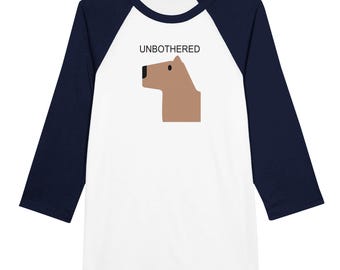 ユニセックス 3/4スリーブ ラグランTシャツ
