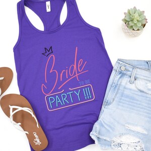 Bride To Be Racerback Tank: Bachelorette Party Tee