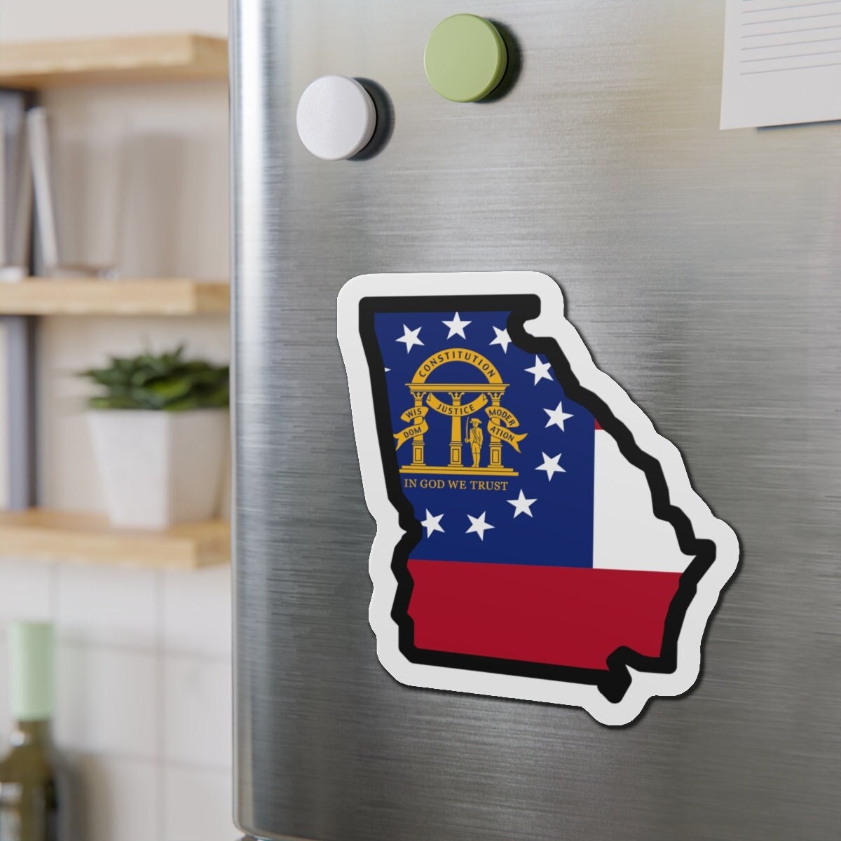 State of Georgia Die-Cut Magnet