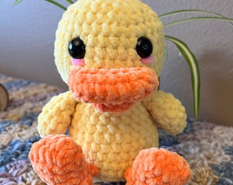 Kaczka Pluszowa Zabawka Prezent Woda Kaczka Krzyżówka Szydełkowanie