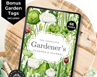 Homestead Gardening Journal, Garden Journal and Log, Vegetable Garden, Harvest Planner, Plant Records, Homestead Gift, Seed log