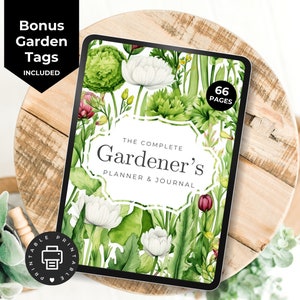 Homestead Gardening Journal, Garden Journal and Log, Vegetable Garden, Harvest Planner, Plant Records, Homestead Gift, Seed log