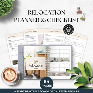 The Complete Relocation Planner and Checklist
64 Pages
Instant Printable Download
Letter Size and A4
