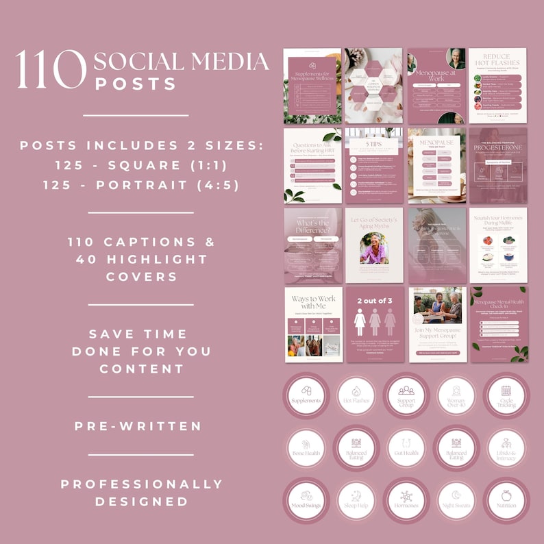 Menopause Coach Toolkit, Perimenopause Support Bundle, Hormone Health Editable Templates, Women's Wellness Program Resources, Midlife Kit zdjęcie 5