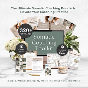Somatic Therapy Bundle for Coaches, Nervous System Regulation Toolkit, Healing Tool for Holistic Wellness Practices, Psychotherapy Resources