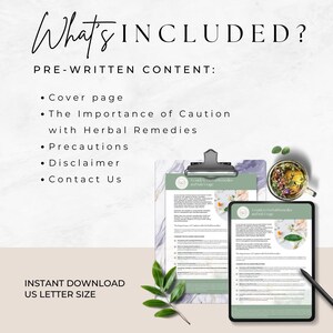 Herbal Remedies & Safe Usage
Lead Magnet / Guide / Client Handout
Canva Editable Template
Commercial License Included
3 Pages