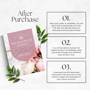 Menopause Journal Template, Womens Wellness Program Resource, Hormone Health Coach Lead Magnet, Editable Template, Perimenopause Tracker immagine 9