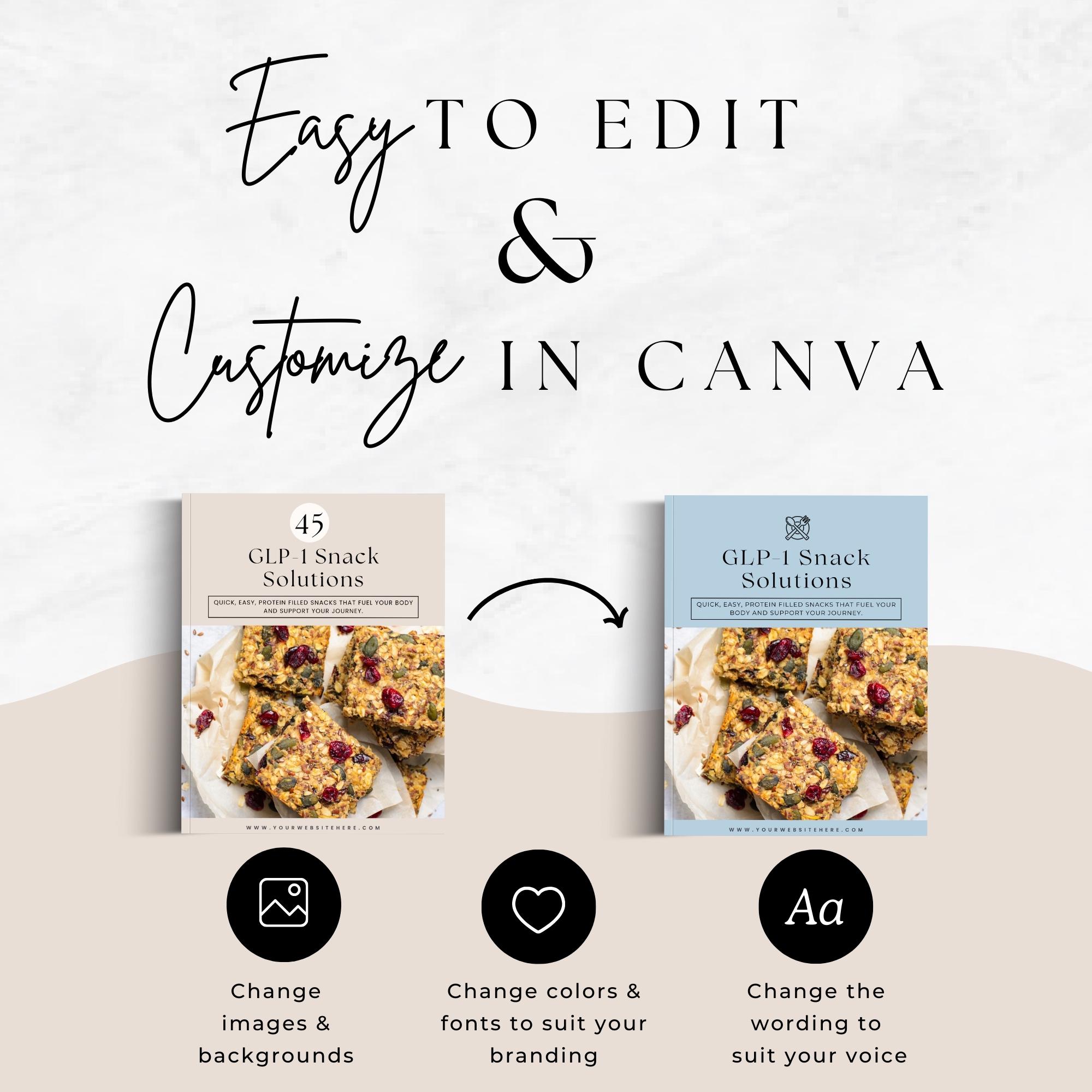 GLP1 Protein Snacks Editable Canva Template, Health Coach Freebie, Lead Magnet, Medical Weight Loss Ebook, Semaglutide and Tirzepatide Meals - Etsy GLP1 Protein Snacks Editable Canva Template, Health Coach Freebie, Lead Magnet, Medical Weight Loss Ebook, Semaglutide and Tirzepatide Meals - Etsy