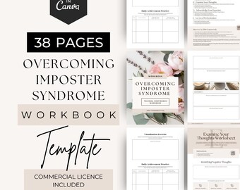 Imposter Syndrome Workbook, Life Coaching Lead Magnet, Therapy Worksheets for Self-Esteem, Personal Development Tools, Mental Health Content