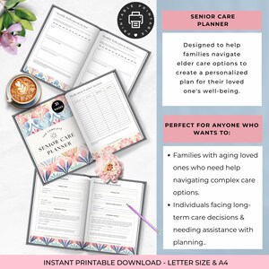 Elderly Care Planner, Caregiving Checklist, Caregiver Task List, Senior Care Planner, Senior and Elderly Care Task List, Caregiver Log image 4