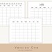Blank Monthly Calendar Templates, Monthly Calendar, Monthly Notes ...