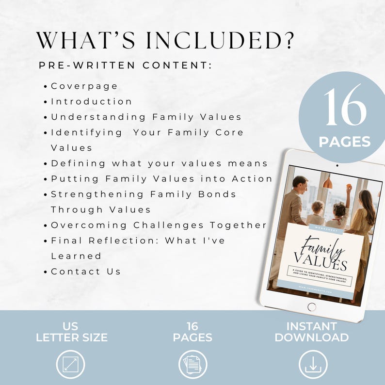 Our Family Values Worksheet.pdf Family Values Worksheet, Parenting Workshops, Family Therapy Resources ...