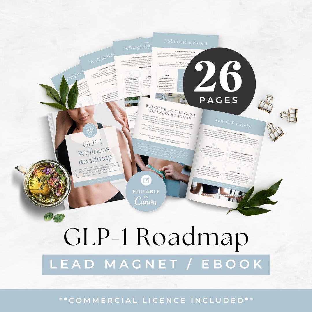 GLP1 Roadmap Template, Health Coach Lead Magnet, Medical Weight Loss Ebook,  Semaglutide and Tirzepatide Program Resource, Nutrition Tool - Etsy