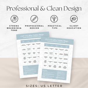 GLP-1 Healthy Habits Bingo, Health Coach Client Handout, Medical Weight Loss Education, Semaglutide and Tirzepatide Program Resource, Canva Bild 4