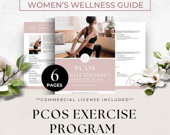 Hormone Health Coaching Content, PCOS Exercise Program, Women's Wellness Client Guide, Welcome Packet, Personal Trainer Resource
