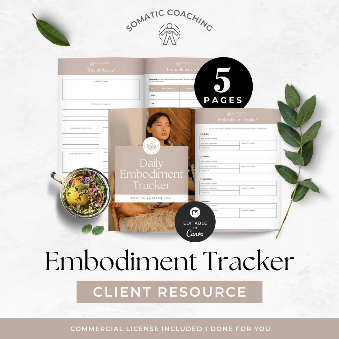 Embodiment Tracker for Somatic Coaches, Nervous System Regulation ...