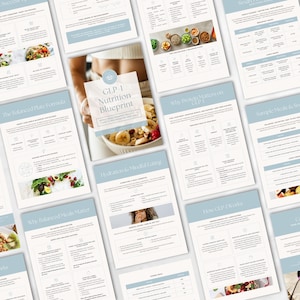 GLP1 Meal Planning Template, Health Coach Nutrition Lead Magnet, Medical Weight Loss eBook, Semaglutide and Tirzepatide Program Resource image 5