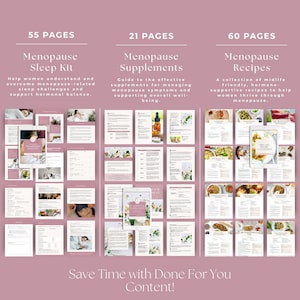 Menopause Coach Toolkit, Perimenopause Support Bundle, Hormone Health Editable Templates, Women's Wellness Program Resources, Midlife Kit zdjęcie 7