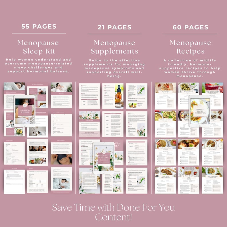 Menopause Coach Toolkit, Perimenopause Support Bundle, Hormone Health Editable Templates, Women's Wellness Program Resources, Midlife Kit zdjęcie 7