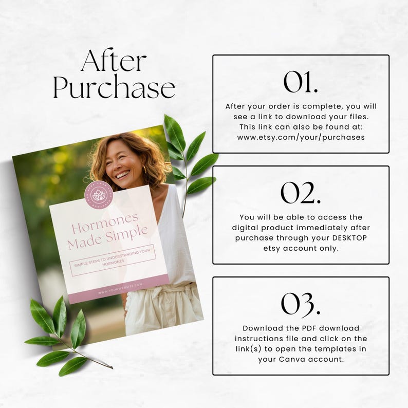 Hormone Health Lead Magnet, Menopause Balance Strategies Guide, Women's Wellness Program Resource, Perimenopause Self Care, Done For You image 9