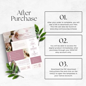 Menopause Coach Flyer, Editable Women's Wellness Business Template, Hormone Health Marketing, Midlife Promotion, Client Brochure, Pamphlet image 9