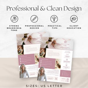 Menopause Coach Flyer, Editable Women's Wellness Business Template, Hormone Health Marketing, Midlife Promotion, Client Brochure, Pamphlet image 4