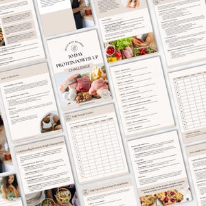 30 Day Protein Challenge
Lead Magnet Ebook 
Canva Editable Template
Commercial license included
22 Pages