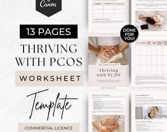 Hormone Health Coaching Content, PCOS Worksheet, Women’s Wellness Template, Welcome Packet, Nutrition Coach Resource, Holistic Health